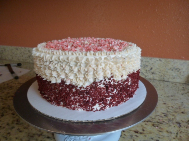peppermint red velvet cake 1