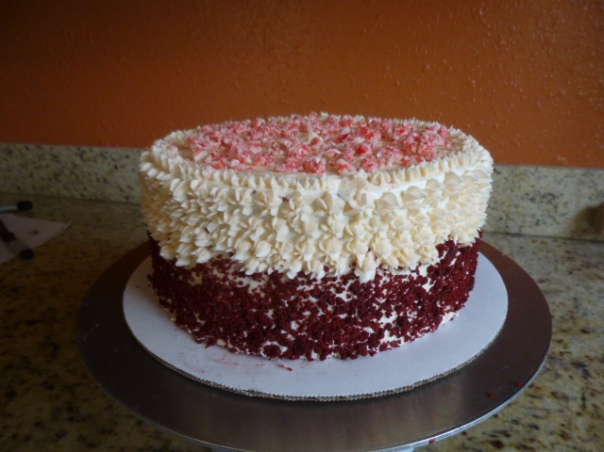 peppermint red velvet cake 2