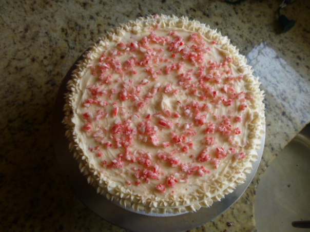 peppermint red velvet cake 3