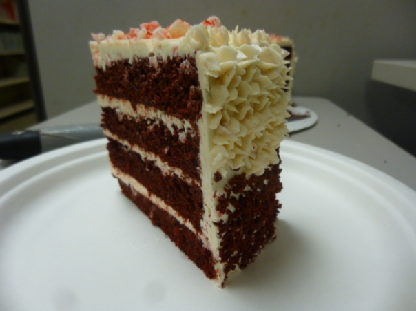 peppermint red velvet cake slice 1